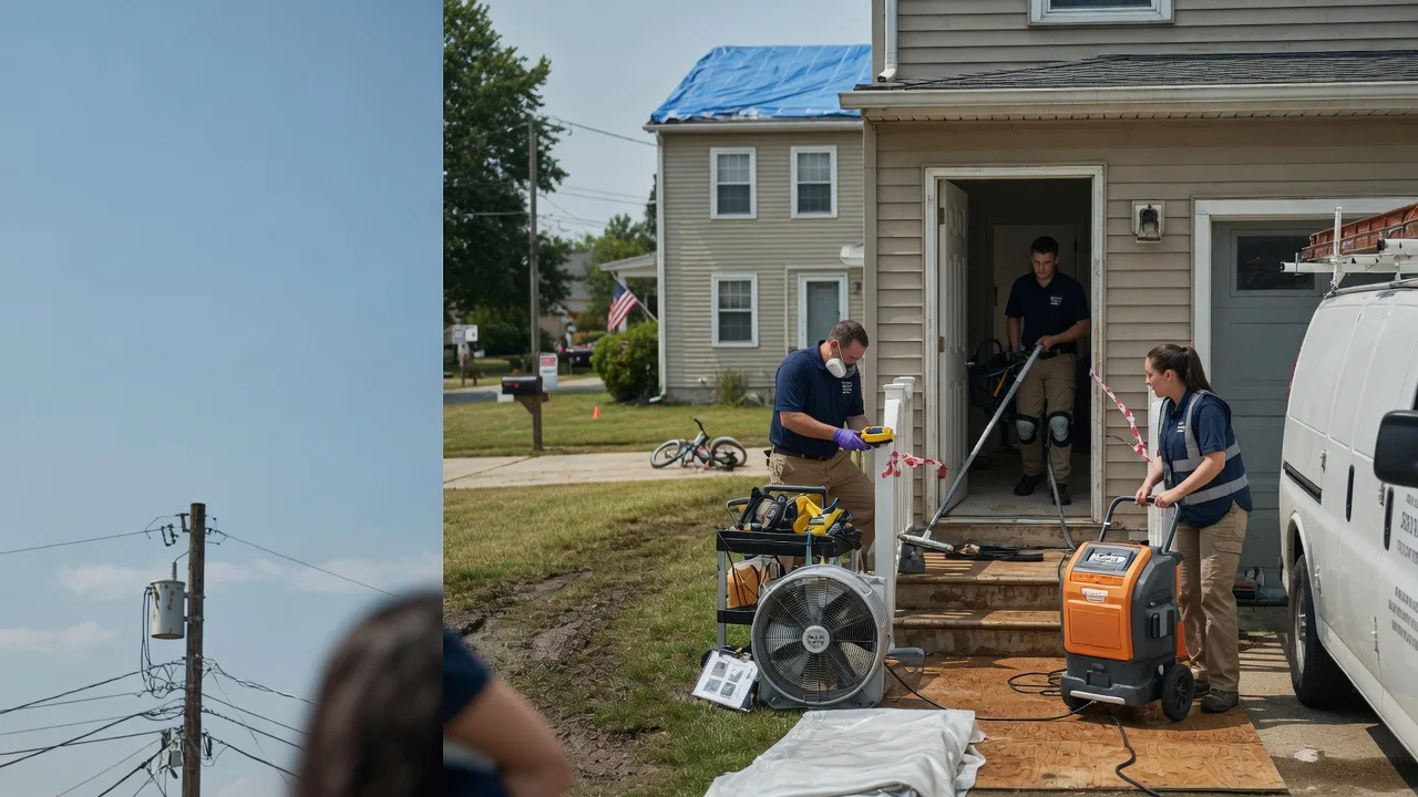 Water Damage Repair in Pleasant Lake, MI near me